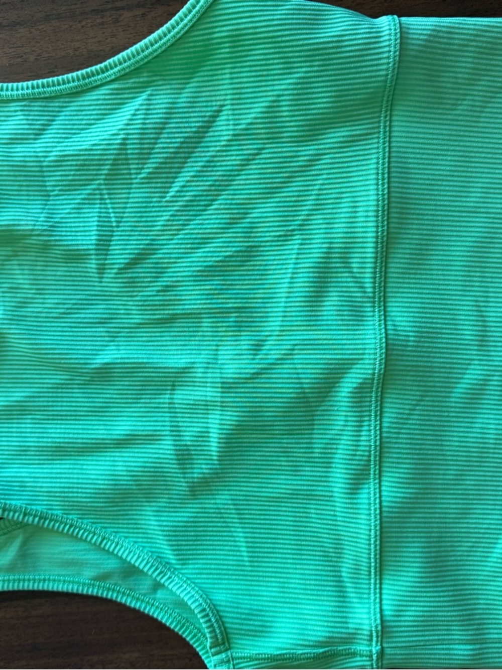 Lululemon Bright Mint Ribbed Crop Top
